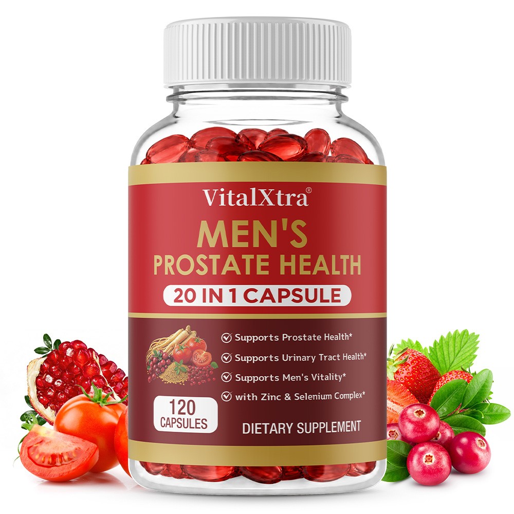20in1 Men Prostate Health Caps,Support Urinary Wellness,Men Vitality,30/60/120CT