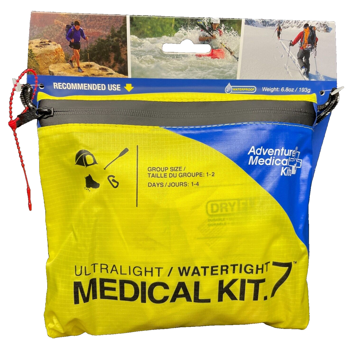 NWT Adventure Medical Kit Ultralight/Watertight Medical Kit- .7, Outdoor, Sports
