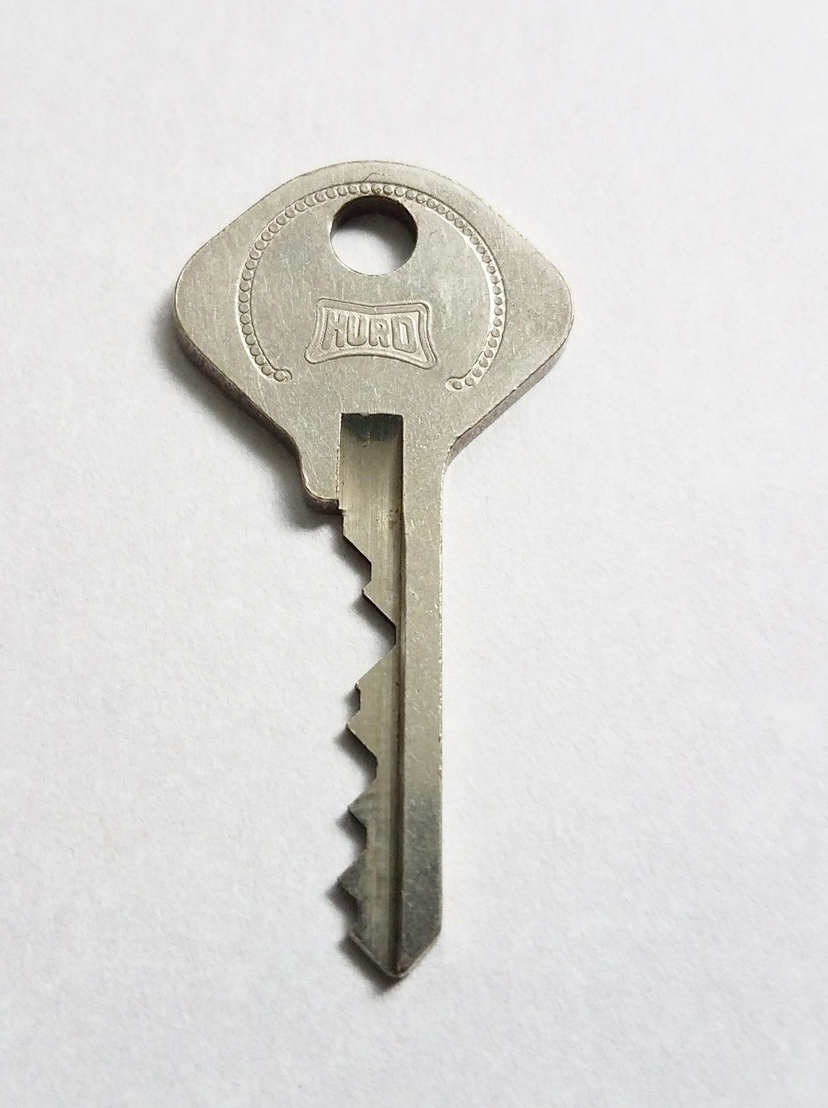 Vtg 1930s HURD Key For GM TIRE LOCK  1933-1934 Chevrolet General Motors OEM Key