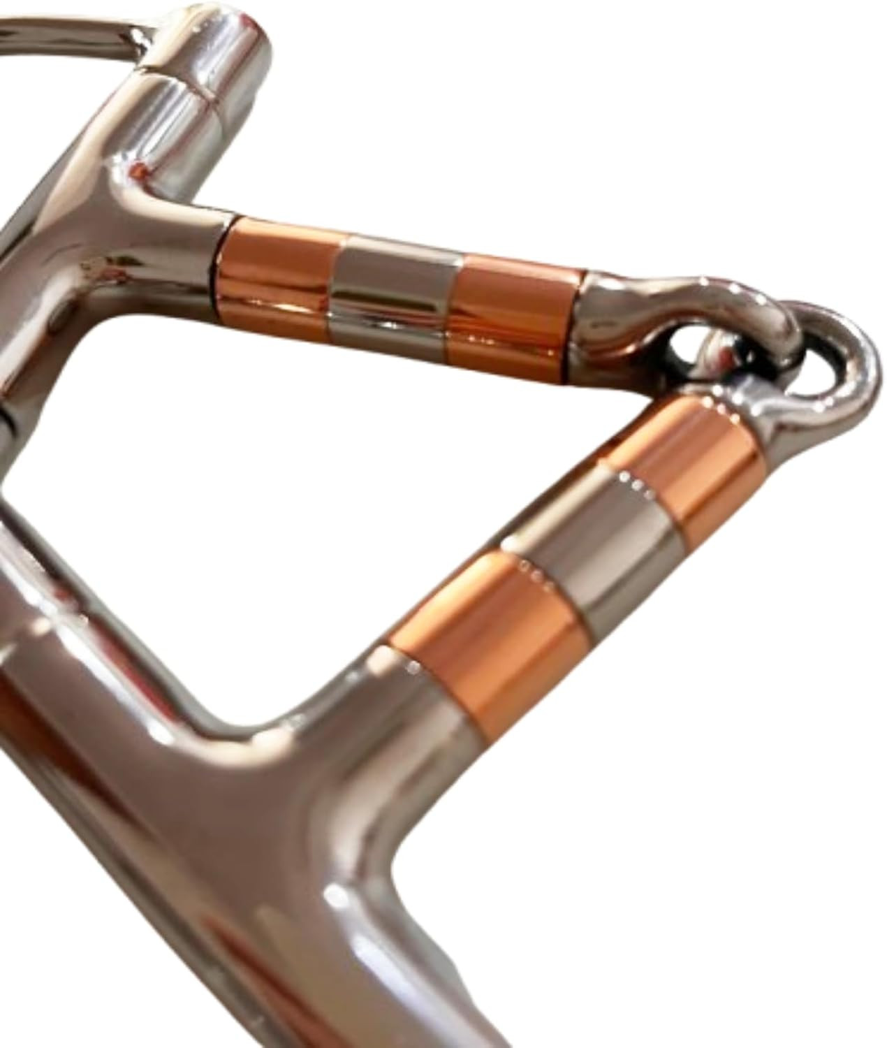 Stainless Steel D-Ring Snaffle Mouth Horse Bit D Ring Snaffle Bit with Copper Ro