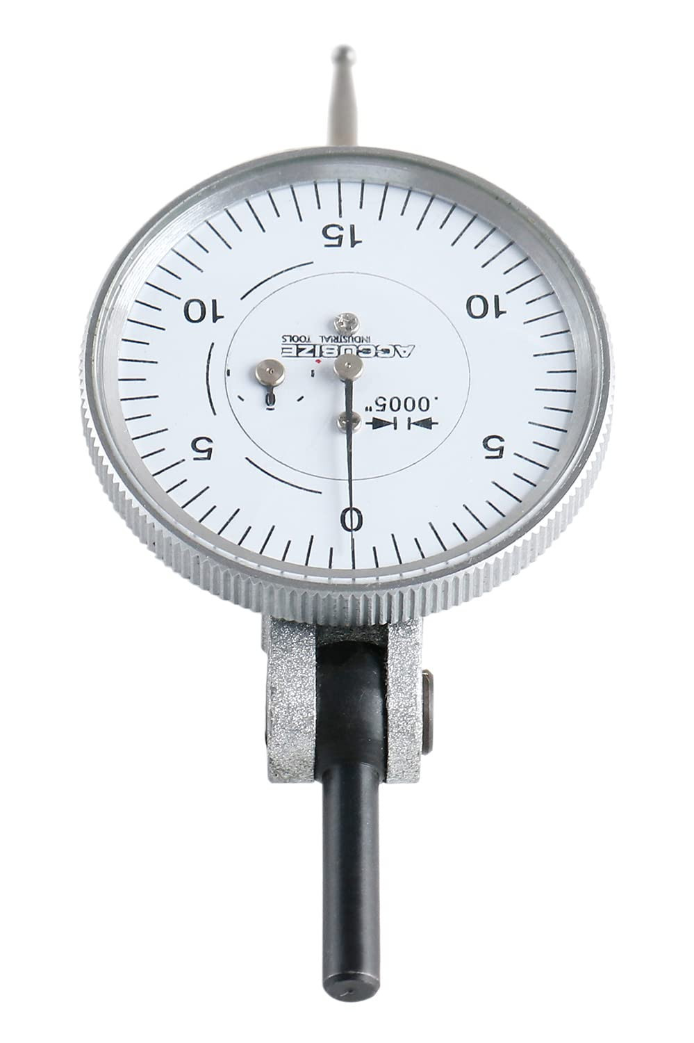 0.060'' by 0.0005'' (Range by Graduation) Horizontal Test Indicator with 1.5'' D